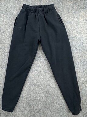 Set Active Sweatpants Sz S Gray Black Joggers High Rise
